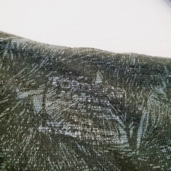 Toad & Co. Organic Cotton Lyocell Pine Leaf Green Boho Lagenlook Hiking Dress M - Picture 7 of 8